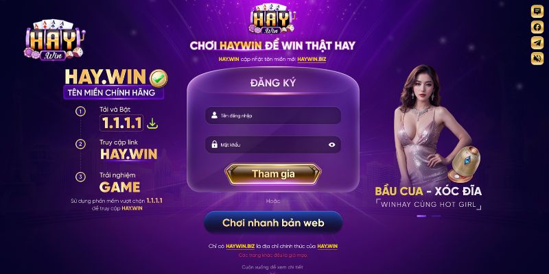 Giao diện app HAYWIN được tối ưu rõ ràng cho người mới tải app HAYWIN
